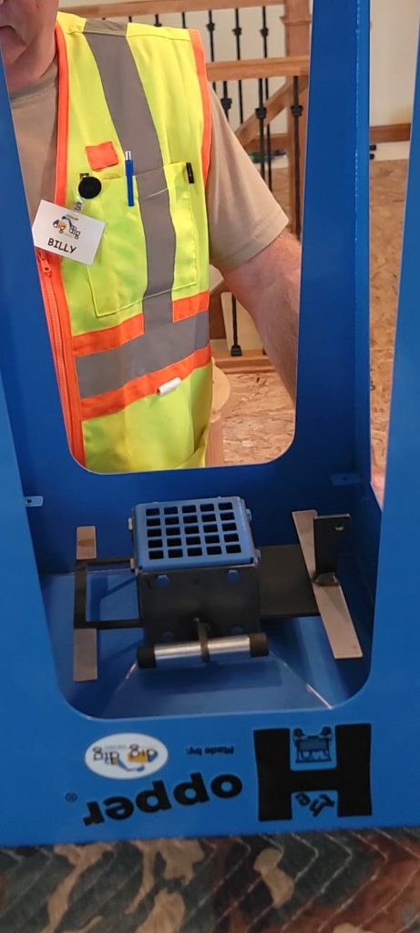 fixing the hopper